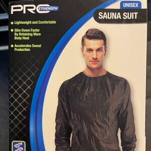 Pro Strength Unisex Sauna Suit L/XL Lightweight And Comfortable Black New In Box